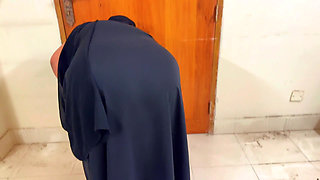 Beautiful Arab Girl Clean My Room When I Rent Her Airbnb Home, Now I See Her Huge Ass & Masturbat
