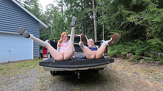 Peeing on the Truck