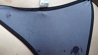 He Pushed My Thong Aside and Shoved It up My Ass, Because My Rich Moans Provoked Him