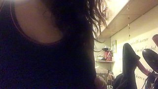 Black and ebony girlfriends get 2 white dicks