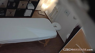 Czech Massage 45: Blonde Model Gets Fucked Hard on the Table