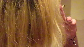 Amateur Blonde at a Gloryhole