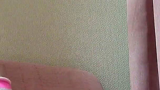 Sneak Under the Desk, Observe Miniskirts, Thighs, Legs, Feet, Wedgie Thong Panties, Spill Out Natural Tits and Knee-high Socks