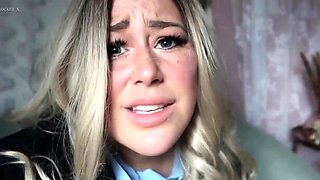 Lulu Blue – Reluctant daughter face fucked before school