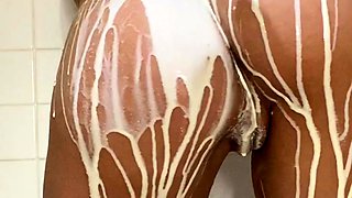 Hot babe Sophie Paris having horny solo toy masturbation