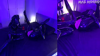 Gas Mask Latex Pegging and Anal Fisting with Mistress Patricia