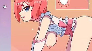 Magical Girl Clicker Hentai Game Creampie and Squirting Gangbang for a Cute Idol Cosplay!