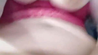 Bouncing Big Boobs on a Cute Blonde with a Perfect Pussy