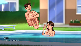 Sex in the pool with my perverted beloved