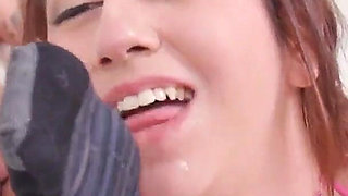 Jay Celesto’s Butts Gets Oiled by Busty Gal Tiny Khloe!