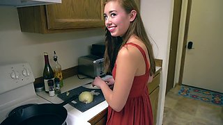 My Friend'd Sexy Skinny Bubble-assed GF Couldn't Resist the Desire To Try My Huge Manhood