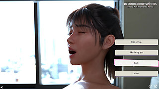 Innocent 18yo Young Asian Babe Pussy Fucked and Creampied - Freshwomen (julia in Japan Dlc) - 3D Animated Porn Game