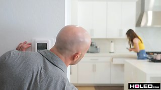 Babysitter Uses Her Butthole To Save Her Job