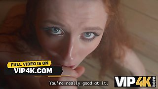 Vip4k. i just wanted to warm up in the sauna, but he heated up my vagina