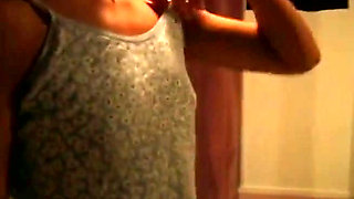 Young blonde screwed by a huge cock pumping her tight pussy