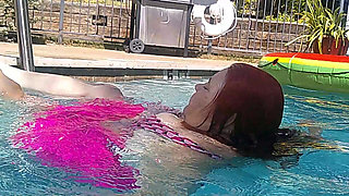 Handsome Harry and Sex Big Beauty Nurse Vicki Do Some Under Water Exercises!
