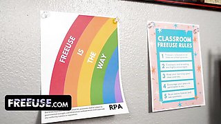 Dollish Quinton and Celestina's petite scene