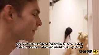 Busty Mature Cougar Gets Naughty With Neighbor - Hot Old Woman Fantasy