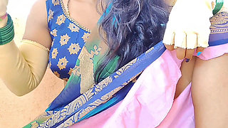 Indian couple home made open hall sex