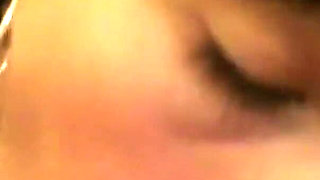 Slutty smoking stepsister fucks stepbrother after party