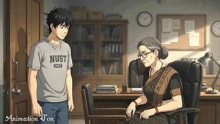 Warden Ki Saza - Office Mein Raat Bhar