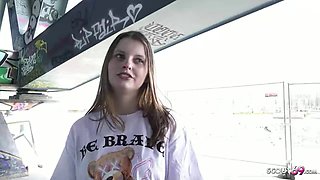 GERMAN SCOUT - Butt fuck Casting Skylar Sweet