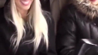 Blonde Fucked Hard in Fick Bus