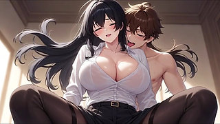 A girl's pussy is very tight and beautiful, big breasts and a wet pussy