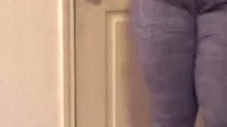 Pissing My Self Wearing Sports Leggings