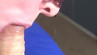 My Horny Amateur Wife Gives an Amazing Blowjob, Plays with Your Cum in Her Mouth Before Swallowing Every Drop