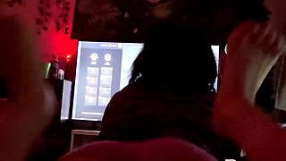 Amateur striptease and Solo masturbation