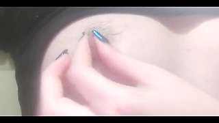 Playing with My Hairy Nipples