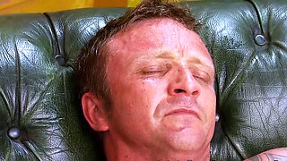 Naughty Slut with White Tights and Sexy Glasses in Horny