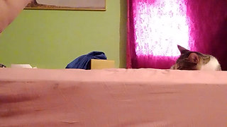 Mexican Blonde Gets Hot with a Fake One
