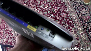 Dana DeArmond swallows