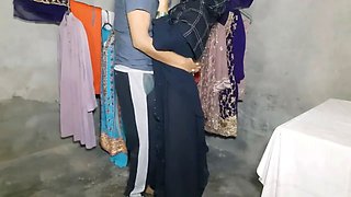Desi indian Customer and shop owner sex