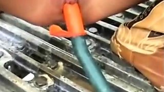 Reife Schlampe liebt harten Analsex und Masturbation