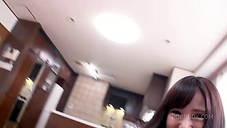 Petite Japanese Virgin Step-Sister talk to First Time Suck and suprised with Cum in Mouth