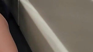 Flashing My Pussy in Front of People in Train and I Masturbate Me Very Risky with People Near