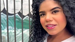 Big Tits Latina Squirter Has Multiple Squirting Orgasms on Big White Dick in Sexy Lingerie