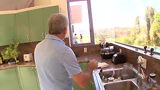 Sensual young girl prefers big mature cocks