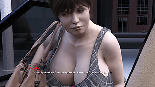 Metf #31: Radia gave him a blowjob under the counter and got a mouth full of cum