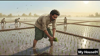 A poor husband and wife sex in villege house bengali