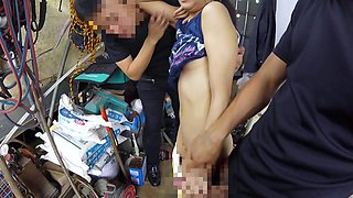 Outdoor Balcony Fingering and Hardcore Riding Fun
