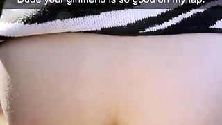 Asian Girl Cheating On Her Boyfriend He Saw Us While