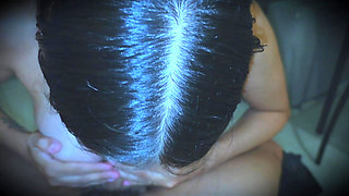 Desperate for a Huge Cock, She Gives a Big Blowjob Until She Gets All the Milk Out of Her