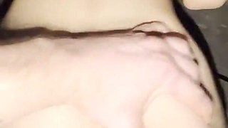 Outdoor Park Bench Fuck - Nighttime Blowjob and Cum on Face
