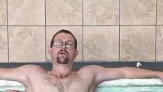BBW Princess Sucking His Cock Underwater with Her Naughty Stepfather