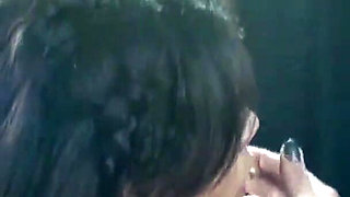 Cougar smoking buxom lady gives mind-numbing blow job
