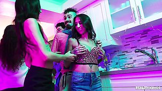 Extraordinary Nikki Nicole and Jasmine Banks's missionary dirt